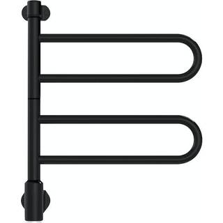 Pax Flex U 2/450 Momento II håndklædetørrer, svingbar, sort, 450 x 560 mm
