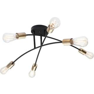 Sarini loftlampe i metal, 6 lyskilder