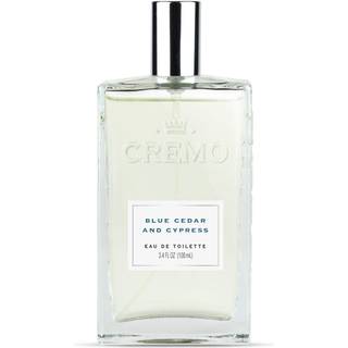 cremo Blue Cedar & Cypress Cologne Spray — Træduft med citronblad, cedertræ og cypres, 3,4 fl oz
