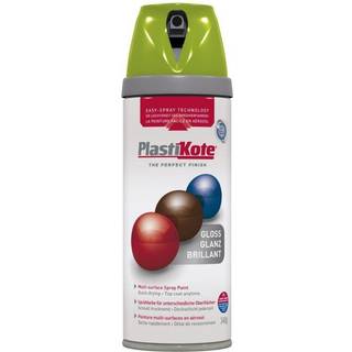 Twist & spray blank grøn ral 6018 plasti-kote 400ml