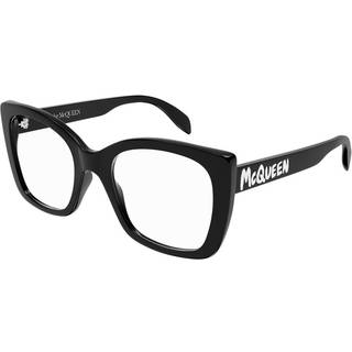 Alexander McQueen AM0351O 001 52 Briller Kvinder Black - Black - 52mm