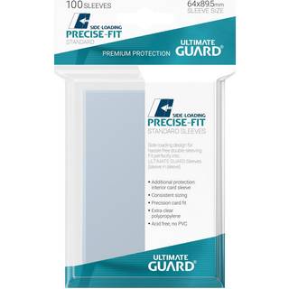 Ultimate Guard Precise-Fit Sleeves Side-Loading Standard Size Transparent (100)