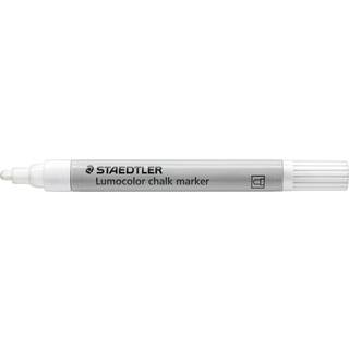 10 x Staedtler Lumocolor 344 kridtmarker 2,4mm hvid