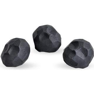 Cooee Design Pebble heads skulptur 3-pak Coal
