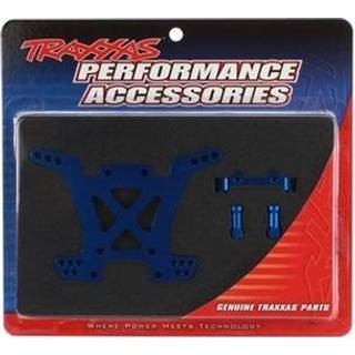 Traxxas 6838X Shock tower, rear, 7075-T6 aluminum (blue-anodized)