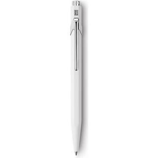 Caran d'Ache Pop Line Matt White Ballpoint Pen med metalkasse (849.502)