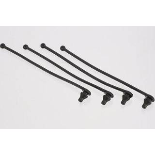 Traxxas 5750 Body clip retainer, black (4)