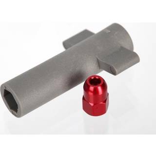 Traxxas 5526R Antenna Crimp Nut Red