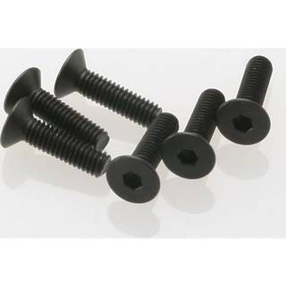 Traxxas 2546 Screws, 4x15mm countersunk machine (hex drive) (6)