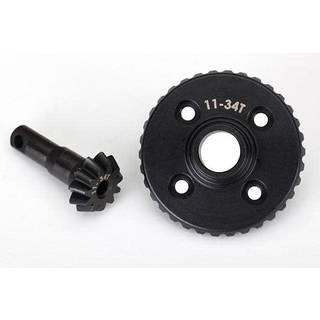 Traxxas 8279R Ring gear differential pinion gear 11/34T (CNC) TRX-4