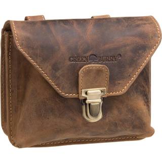 Gürteltasche Leder 15x13cm "Vintage" antikbraun 1754V | Greenburry.de