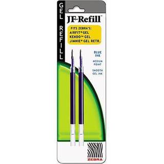 Zebra 87022 JF Refill til Jimnie Gel RT/Sarasa/Z-Grip Gel Roller Ball Med Be 2/Pack (ZEB87022)