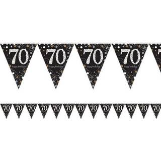 Vimpelguirlande 70 år Sparkling