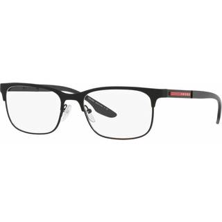 Prada Linea Rossa Mand PS 52NV DG01O1 Optiske stel Metal Sort Firkantet