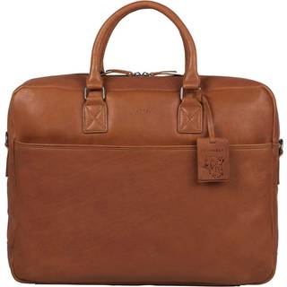 Computertaske Fundamentals Burkely Cognac Antique Avery 17"