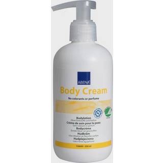 Abena body cream hudplejecreme uden farve og parfume 250ml (dato)