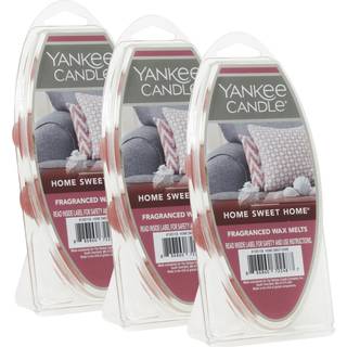 Yankee Candle Home Sweet Home Wax smelter 6 t?lling (pakke med 3) ideel til brug i alle voksvarmere perfekt til DIY -stearinlys