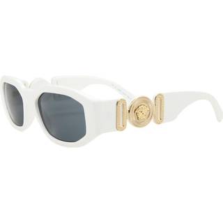 Versace Mand VE4361 401/87 Solbriller Nylon Hvid Grå Geometrisk Normal