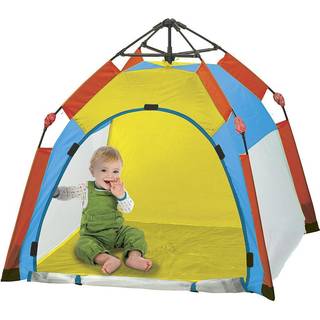 Pacific Play Tents Kids One Touch Lil 'Nursery Tent UV -behandlet - 36 """" X 36 """" X 36 """" Bl?/r?d/gul