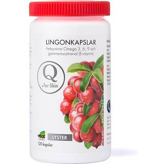 Q for Skin Tyttebærkapsler, 120 kapsler