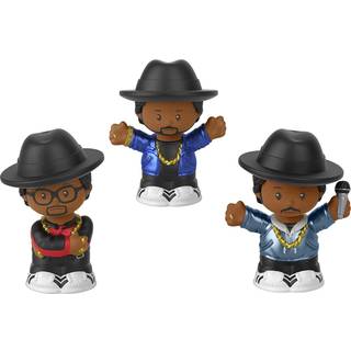 Little People Collector kører DMC Special Edition Set 3 tal for voksne og hiphop -fans i displayboksen