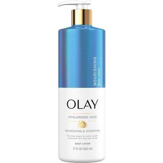 Olay Hyaluronsyre-kropslotion - Nærende og hurtigtabsorberende hydrering til alle hudtyper, 17 fl oz