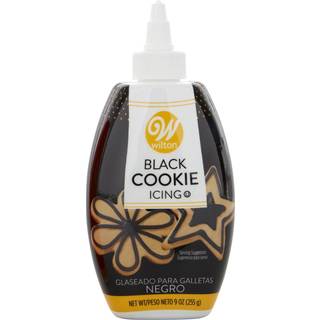 Wilton Cookie-glasur-Hurtigt let at bruge og klar til kage- og cookie-dekorationer 9 ounce sort