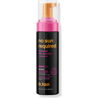 B.Tan Dark Self Tanner Mousse | Ingen sol kr?vet - Hurtig 1 time Express m?rkeste foryngende soll?s garvningsbehandling med ceramider + C -vitami
