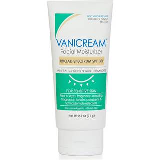 Vanicream Ansigtscreme med SPF 30 – Mineral solcreme til følsom hud, formuleret uden almindelige irritanter