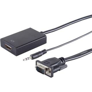 Lanberg VGA Hun til HDMI Han + Lydkabel