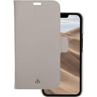 iPhone 14 Pro Max - dbramante1928 New York 2-i-1 Ægte Læder Flip Cover - Night Black