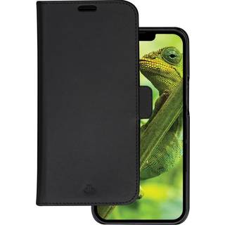 iPhone 14 Pro Max dbramante1928 Lynge Ægte Læder Magnet Flip Cover - Sort
