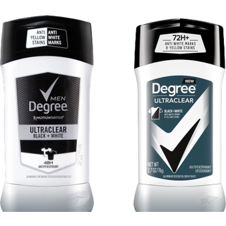 Degree Men UltraClear Black+White Antiperspirant Deodorant, MotionSense, 72-timers sved- og lugtbeskyttelse, 2 stk.
