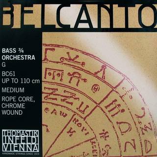 Thomastik Belcanto BC61 G Double Bass 3/4 Medium Kontrabas Strenge
