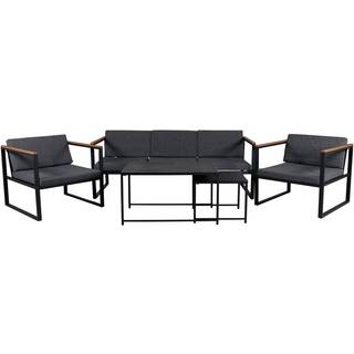 Venture D. loungesæt Dakar sofa, 2 stole og 2 borde 1002-408 inkl. hynder