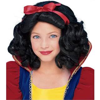 Rubies piger klassisk kostume paryk sort barn os