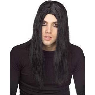 Rubies Herre Evildoer Wig Party leverer sort en st?rrelse os