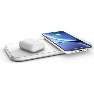ZENS Dual Fast Wireless Oplader 20W - Hvid