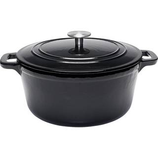 Stenfors støbejernsgryde oval 6,3 l, rød - Anders Petter