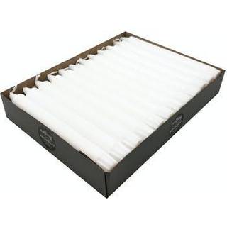 Salling kronelys 2,2x20 cm 24-pak - hvid (På lager i varehus)