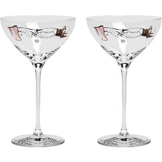 Kosta Boda You and me together champagne coupe 32 cl 2-pak Clear/Multi