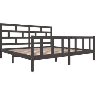 Sengeramme Massivt Fyrretræ - Naturfarvet / 200 x 200 cm