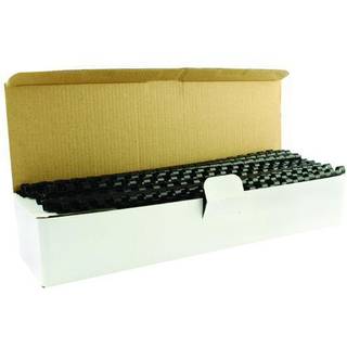 Q-connect spiralrygge 8mm 45ark sort 100 stk