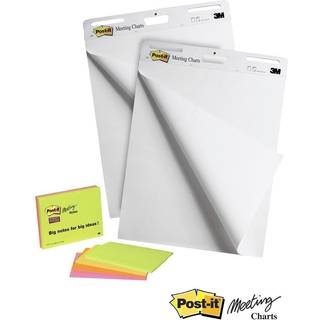 Post-it 2 x flipoverblok 63,5x77,4 inkl 4 Meeting Notes