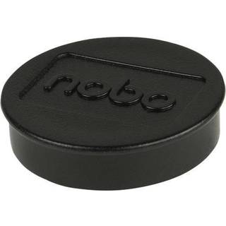 Nobo whiteboard magneter Ø38 mm, sort, 10 stk