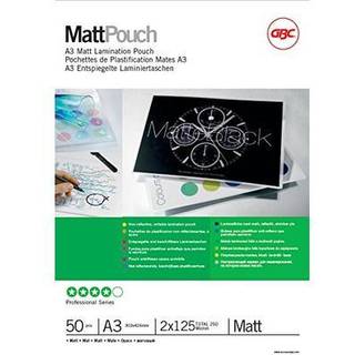 GBC Lamineringslommer, A3, mat, 125 mic, 50 stk.