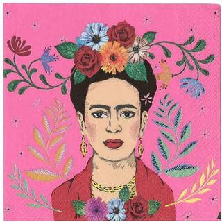 Talking Tables Boho-Cnapkin Frida Kahlo servietter | 20 pak paper lyser?d