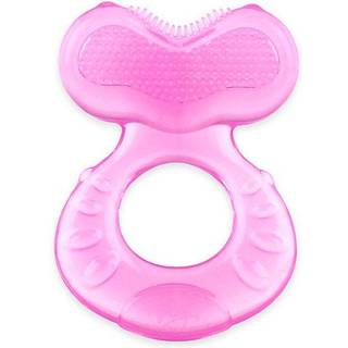 Nuby Silicone Teethe-eez Teether med b?rsteh?r inkluderer hygiejnisk sag lyser?d