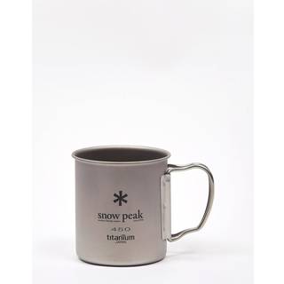 Snow Peak - Titanium Single Cup 450 - Kaffekopper - Sølv