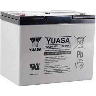 REC80-12I Yuasa Cyklisk Blybatteri